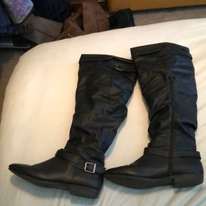 Black Knee-High Boots 11
